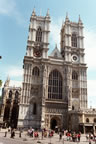 The building of Westminster Abbey begun in 1245.
