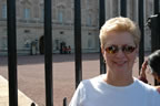 Tina at Buckingham Palace.