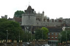 A view of Windsor Castle and St. George’s Chapel, from the streets of Windsor.
