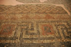 Another intricate mosaic uncovered while excavating the baths.