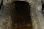 One of the many areas that the warm water flows within the structure.