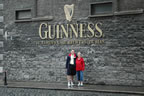 Brad and Tina at the Guinness Storehouse.