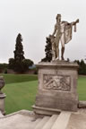 The statues along the top terrace include Apollo, Belvedere, Diana and Fame and Victory. 