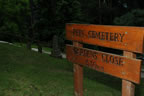 The Pets Cemetery included the final resting place of dogs, cats, some horses and cows.