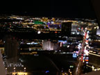 The strip from a moving Stratosphere
